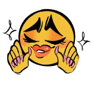 😌 emoji Cursed emojis Telegram sticker 21 of 80