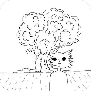 🫥 emoji Лис Крис Telegram sticker 21 of 22