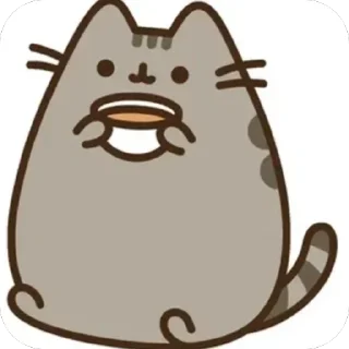 🫥 emoji Кот Пушин Telegram sticker 6 of 25