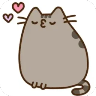 🫥 emoji Кот Пушин Telegram sticker 5 of 25
