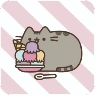 🫥 emoji Кот Пушин Telegram sticker 19 of 25