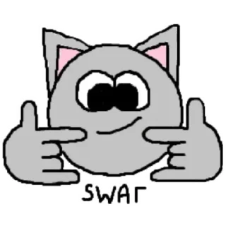 😏 emoji прикольная фигнюшка @absyrdasfuck Telegram sticker 17 of 118