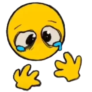 😢 emoji Cursed images Telegram sticker 22 of 110
