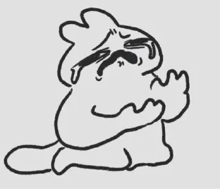 😭 emoji Pinterest SHIT Telegram sticker 5 of 75