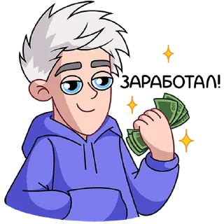 🤑 emoji Влад А4  👉 @stikeronn Telegram sticker 5 of 12