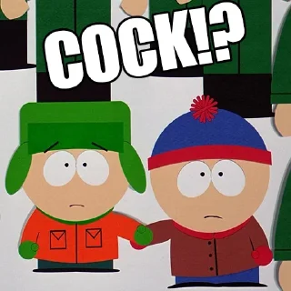 😧 emoji South Park Telegram sticker 24 of 28