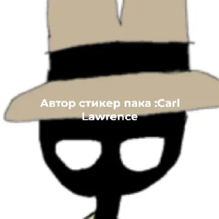 Sticker from Carl Lawrence