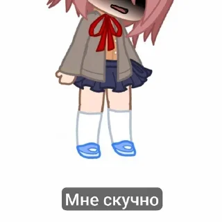 😐 emoji Доки доки Telegram sticker 7 of 28