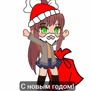 🎅 emoji Доки доки Telegram sticker 22 of 28