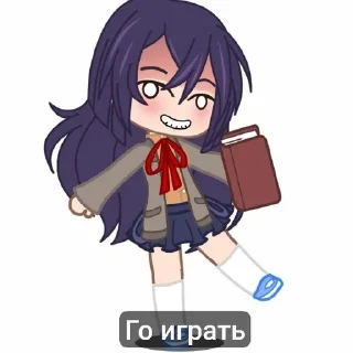 😏 emoji Доки доки Telegram sticker 12 of 28