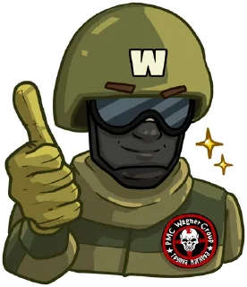 👍 emoji Wagner Orchestra Telegram sticker 6 of 53