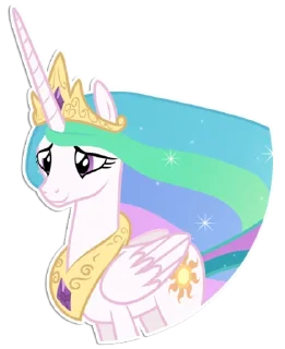 ☺️ emoji Princess Celestia Telegram sticker 5 of 30