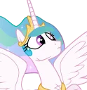 😟 emoji Princess Celestia Telegram sticker 24 of 54