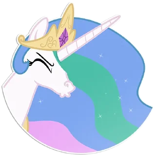 😙 emoji Princess Celestia Telegram sticker 19 of 30