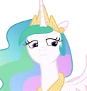😒 emoji Princess Celestia Telegram sticker 8 of 54