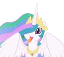 👅 emoji Princess Celestia Telegram sticker 23 of 54
