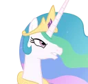 😠 emoji Princess Celestia Telegram sticker 7 of 54