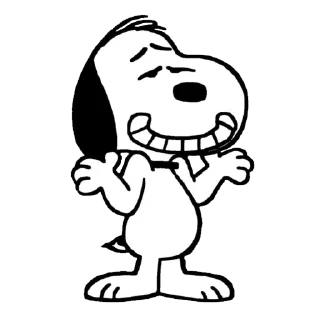 😆 emoji snoopy Telegram sticker 13 of 14