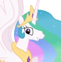 😀 emoji Princess Celestia Telegram sticker 22 of 54