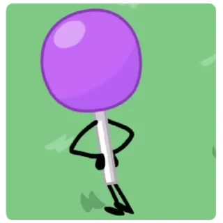 🍭 emoji BFDI - Lollipop! | @tavloi Telegram sticker 7 of 44