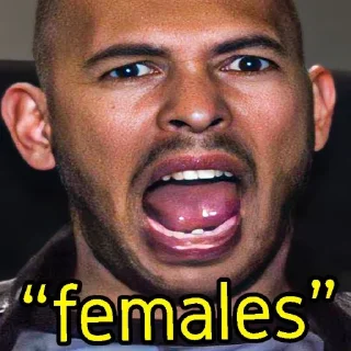 👩 emoji Andrew Tate Telegram sticker 15 of 22
