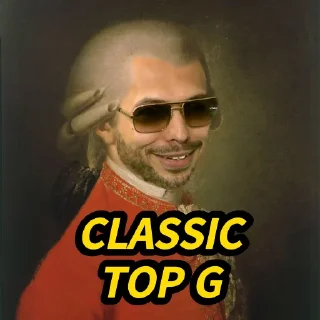 🎼 emoji Andrew Tate Telegram sticker 22 of 22