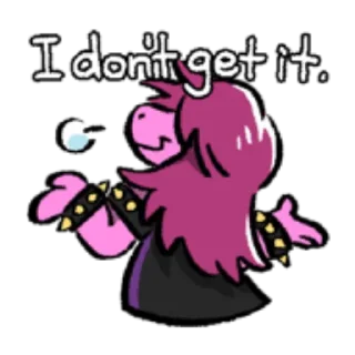🤷 emoji Deltarune Telegram sticker 8 of 40