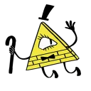 😐 emoji Bill Cipher Telegram sticker 7 of 21
