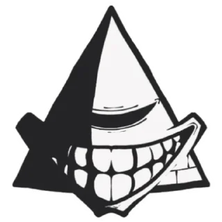 😈 emoji Bill Cipher Telegram sticker 15 of 29