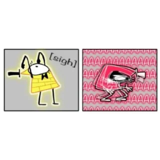 😡 emoji Bill Cipher Telegram sticker 8 of 29