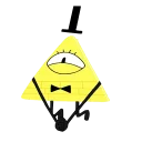 😳 emoji Bill Cipher Telegram sticker 13 of 21