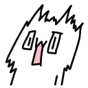 😱 emoji NOT A CAT @IMG2D Telegram sticker 18 of 25