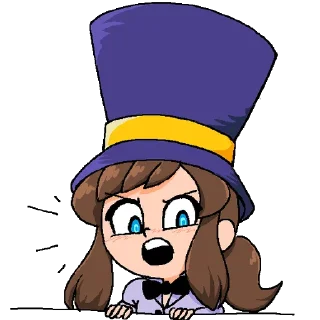 😮 emoji A Hat in Time Telegram sticker 15 of 114