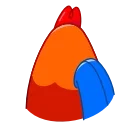 🧐 emoji Rooster Telegram sticker 23 of 27