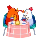 😘 emoji Rooster Telegram sticker 2 of 27