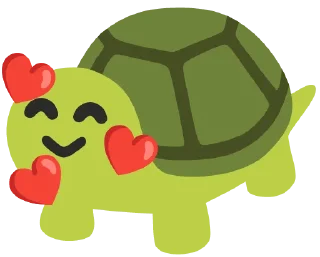 🐢 emoji ЧЕРЕПАШКИ Telegram sticker 21 of 28