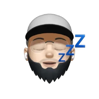 😴 emoji Abo Houzifa | By @abdulhamid_halilov Telegram sticker 7 of 50