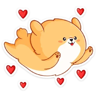 ❤️ emoji Рыжий пудинг (@TgSticker) Telegram sticker 3 of 49