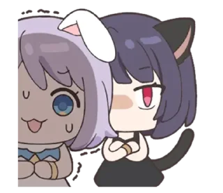 😡 emoji ✧ neko ✦ | ➩ tg: @wexsavi 👀 Telegram sticker 6 of 24