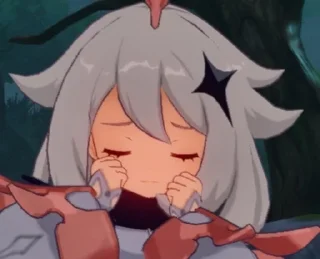 😣 emoji ✿Paimon✿ @Aniko_V Telegram sticker 19 of 28