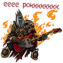 🎸 emoji Heroes of the Storm | @blukavy_art for @tavernofhots Telegram sticker 17 of 49