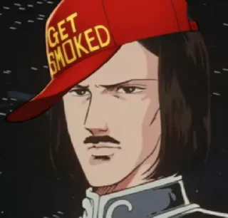 🧢 emoji Legend of the Galactic Heroes Telegram sticker 20 of 20