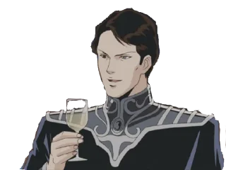 🥂 emoji Legends of the galactic heroes Telegram sticker 18 of 30