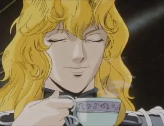 😌 emoji Legend of the Galactic Heroes Telegram sticker 2 of 20