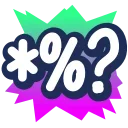 🤬 emoji Bubbles Emoji @TgSticker Telegram sticker 10 of 40