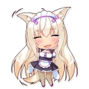 😸 emoji NEKOPARA @IMG_2D Telegram sticker 12 of 39