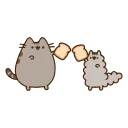 🍞 emoji Animated Pusheen @IMG2D Telegram sticker 13 of 40