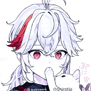🍃 emoji 🍃`𝐊𝐀𝐙𝐔𝐇𝐀 – @Res_tia @shirotia Telegram sticker 21 of 61