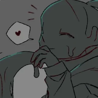 🌑 emoji 夜の暗い冗談 ~ Telegram sticker 7 of 32