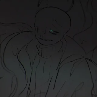 🌑 emoji 夜の暗い冗談 ~ Telegram sticker 20 of 32